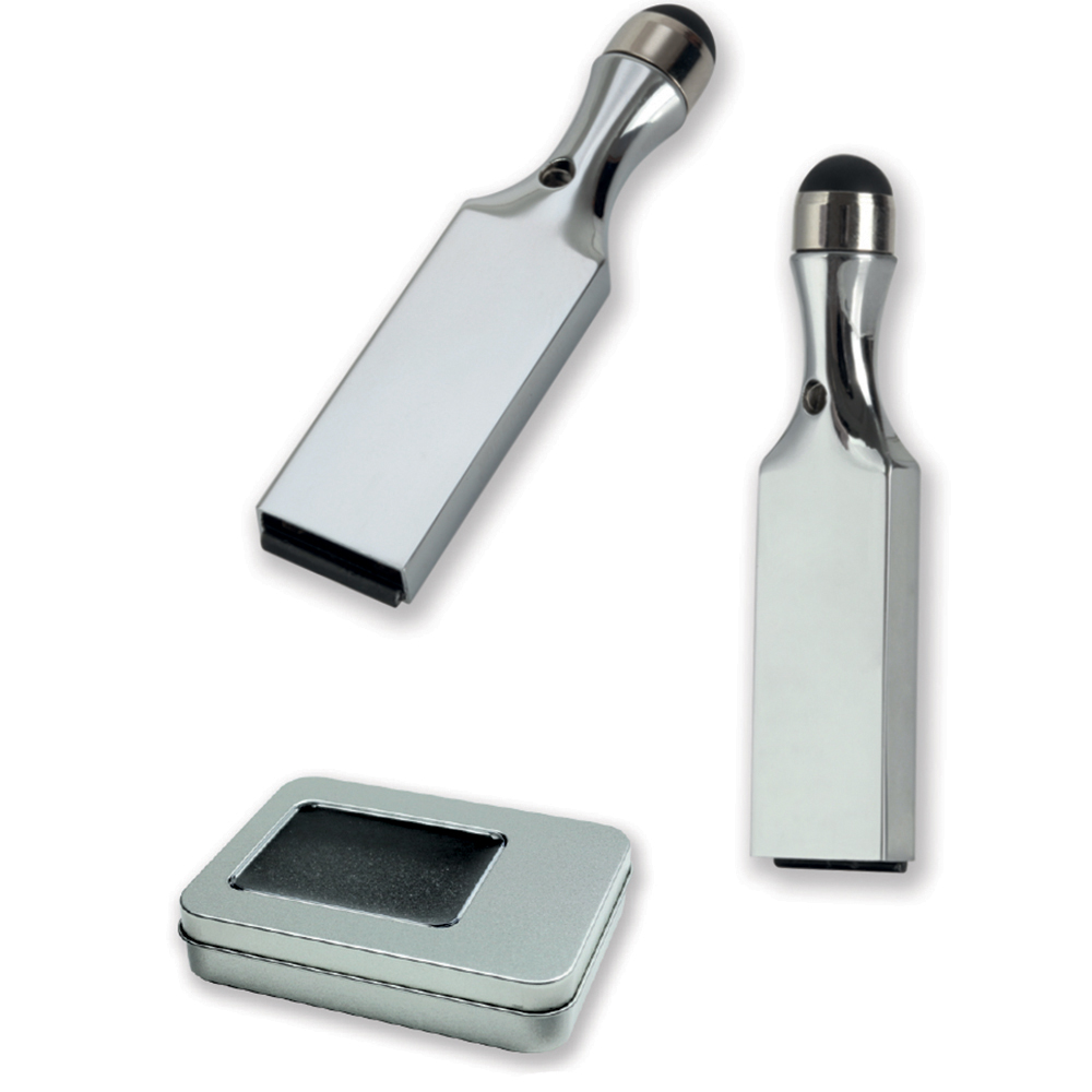 v_7255-16gb_16-gb-metal-usb-bellek-touchpen_kSuSw 16 GB Metal USB Bellek Touchpen - Görsel 1