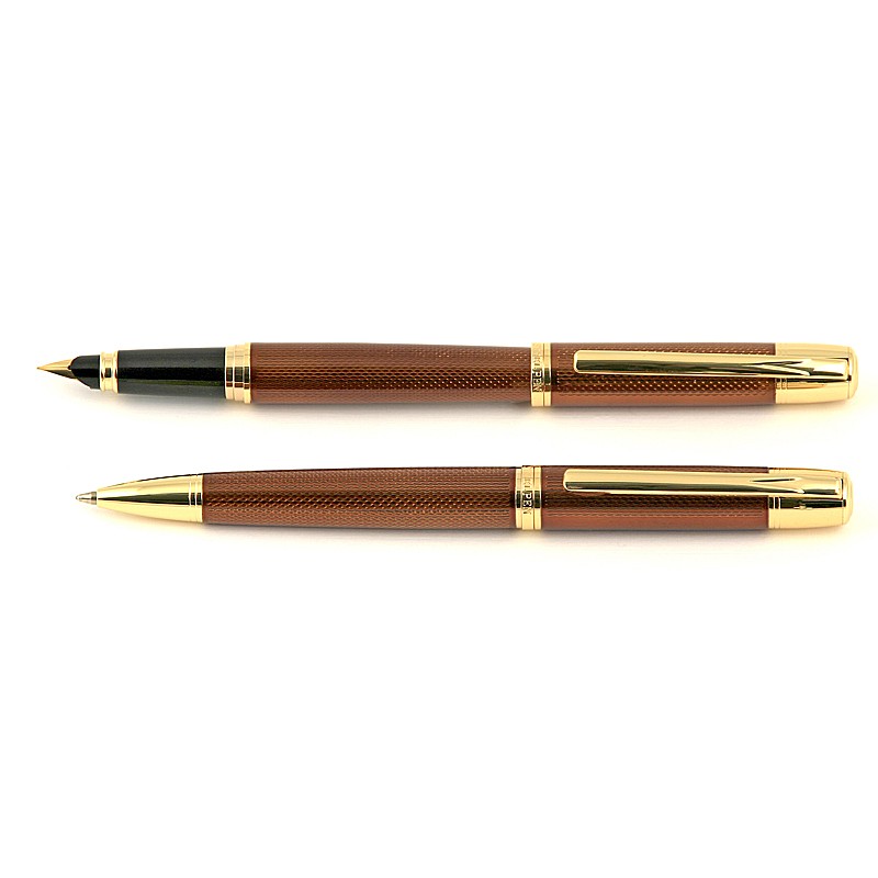 800-3-1-800x800 Serra Bronz Mini Tükenmez Kalem+Versatil Kalem - Görsel 1