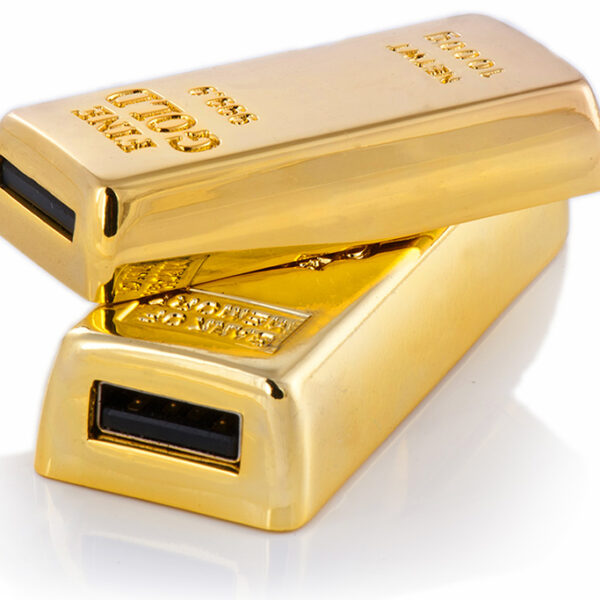 Altın Külçe Şeklinde USB Bellek - Görsel 3
